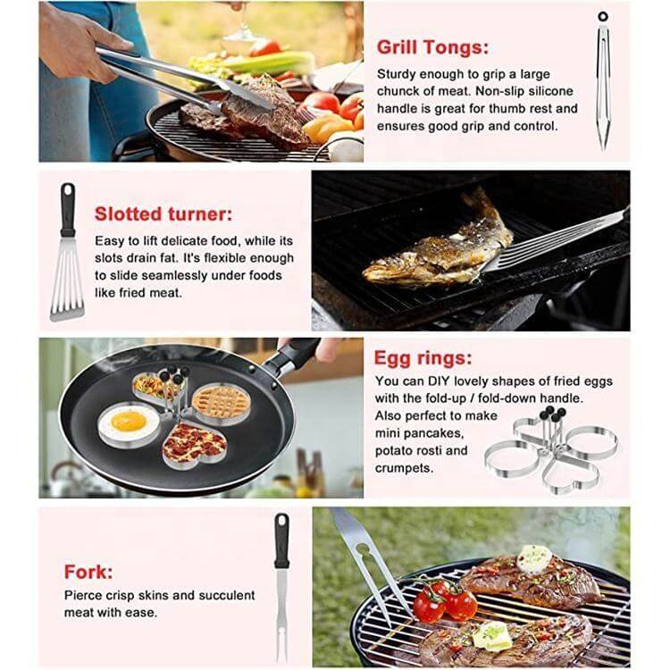 42Pcs Griddle Accessories Flat Top Grill Set