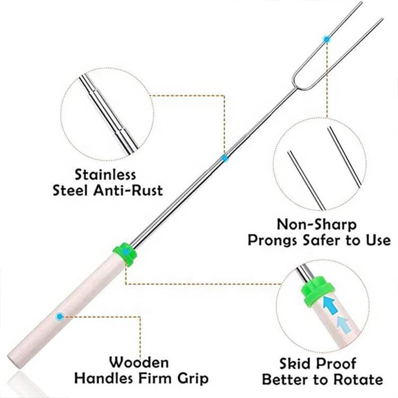 BBQ Accessories Stainless Steel Fork