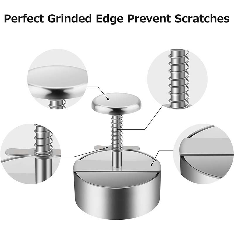 Stainless Steel Adjustable Hamburger Patty Maker